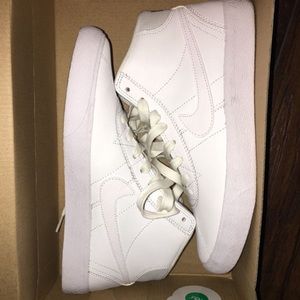 White Nike sneakers
